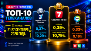 ОБЗОР ТВ-РЕЙТИНГОВ ЗА 21–27 СЕНТЯБРЯ 2026 ГОДА